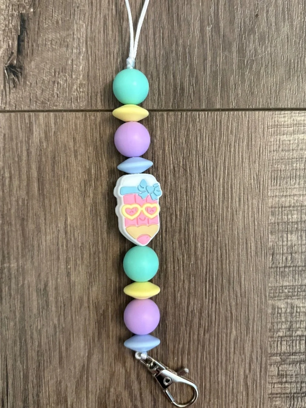 cute womens handmade lanyard for keys